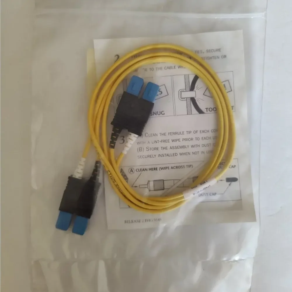 NEW Black Box EFN5010-001M fiber optic cable, 1 meter, SC-SC